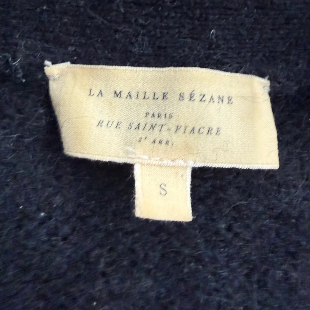 Sezane Mia Jumper Cardigan in Black Size S - Picture 4 of 5
